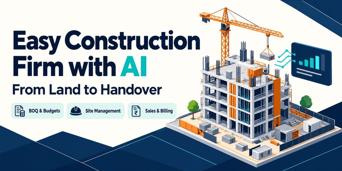 Easy Construction Firm with AI banner