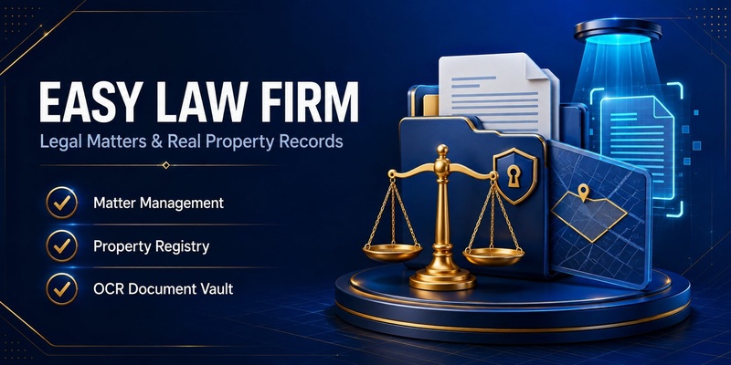 Easy Law Firm Management banner