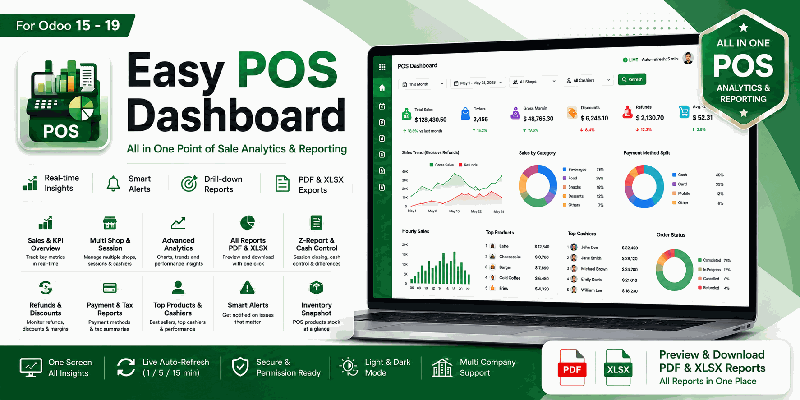 Easy POS Dashboard | All in One Point of Sale Analytics & Reports banner
