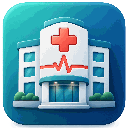 Easy Hospital Management with AI | Front Desk, Encounters, Beds, Billing, Staff & Payroll icon